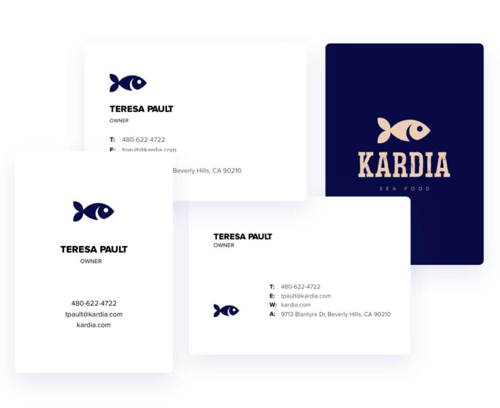 Kardia Brand Business Cards Compressed