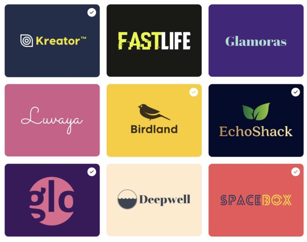 Logo design inspiration screen compressed