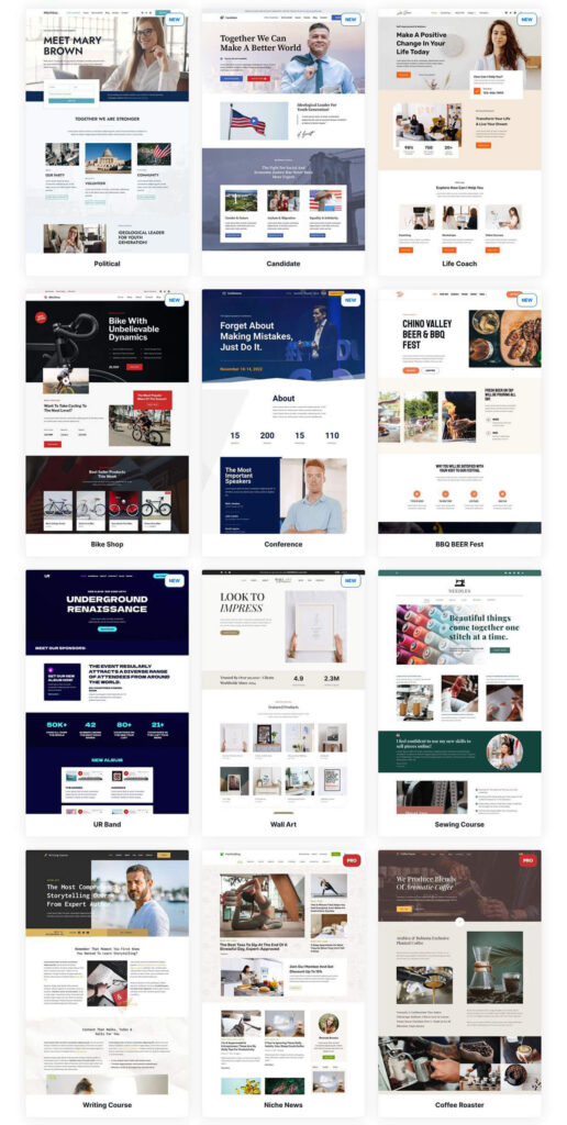Starter Templates Kadence Theme