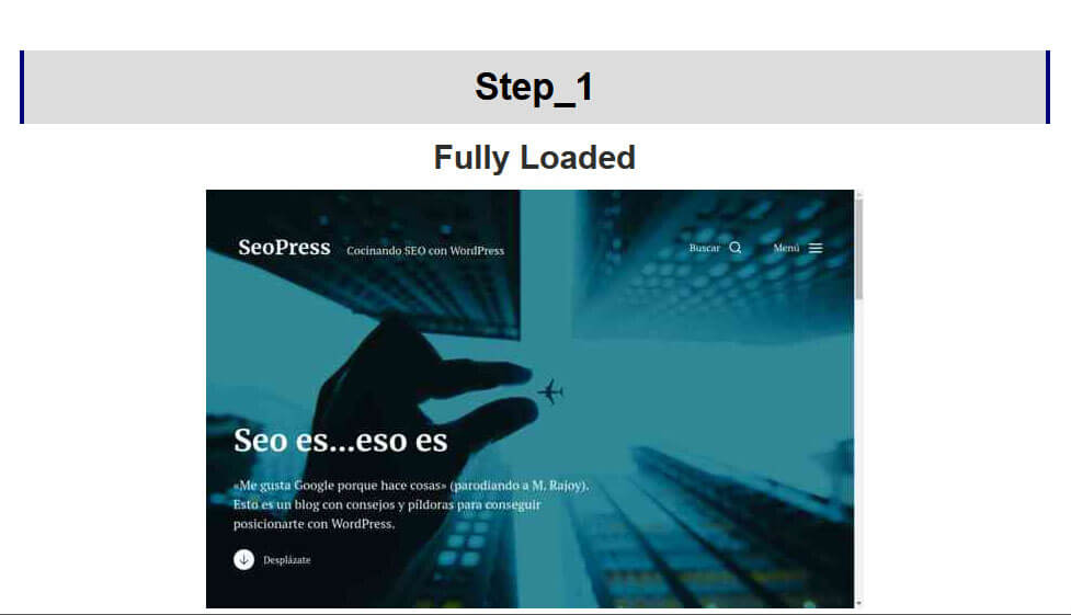 WebPageTest-Screenshots