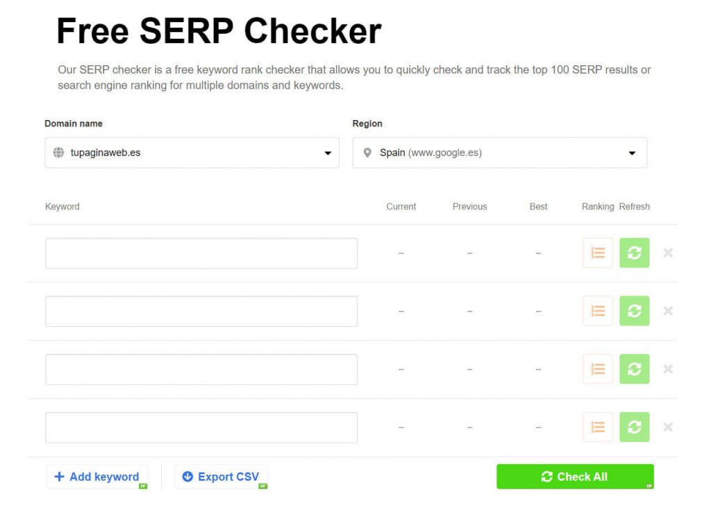Free Serp Checker