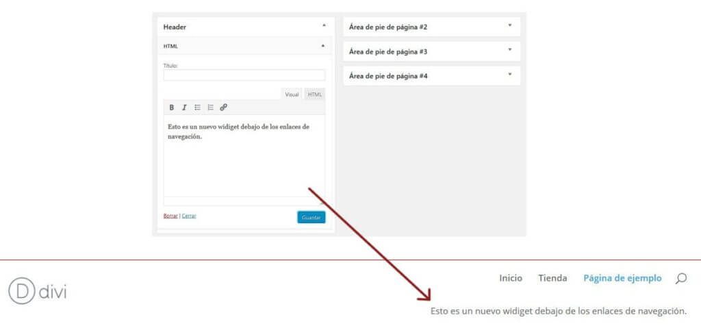 menu widget header divi 1024x479